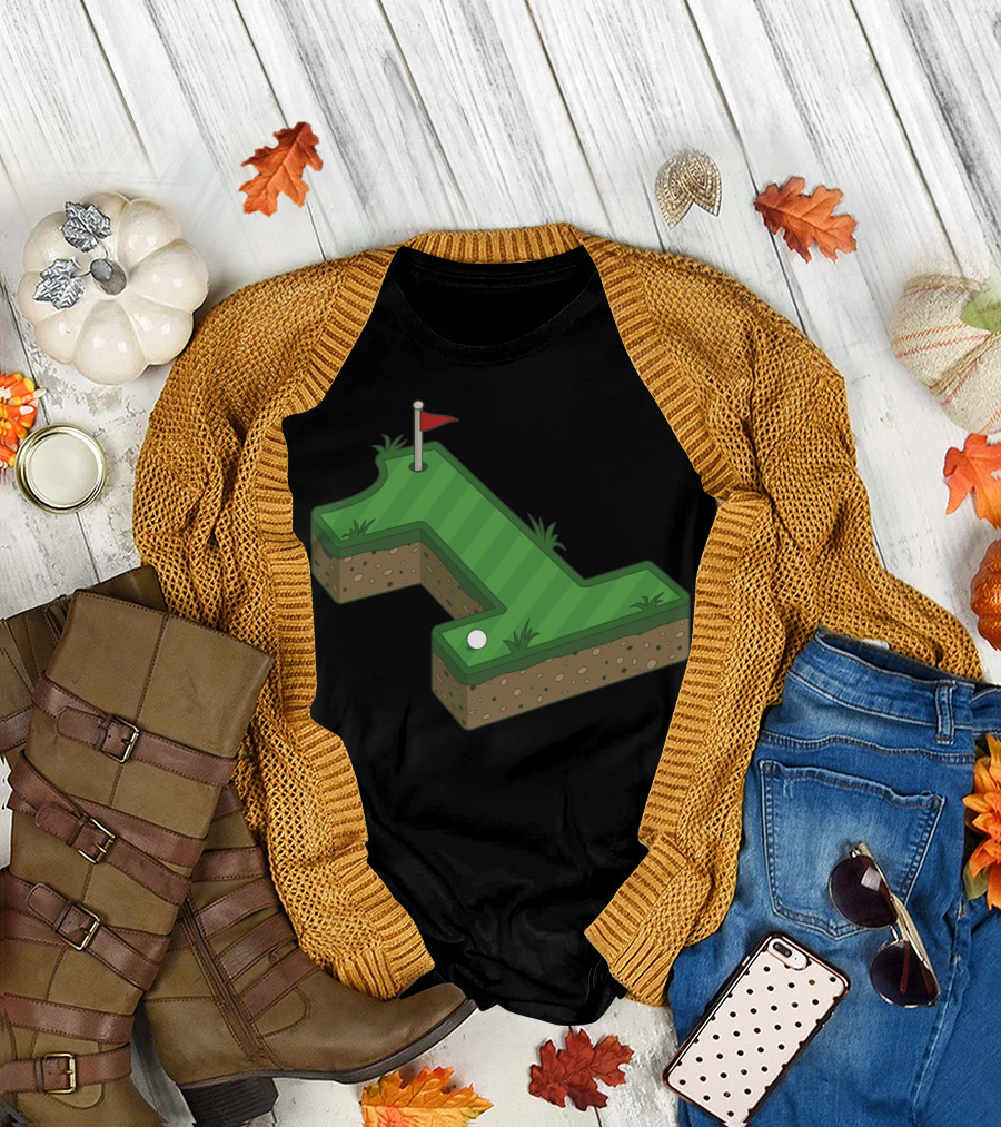 Hole In One Green Golf Course T-Shirt