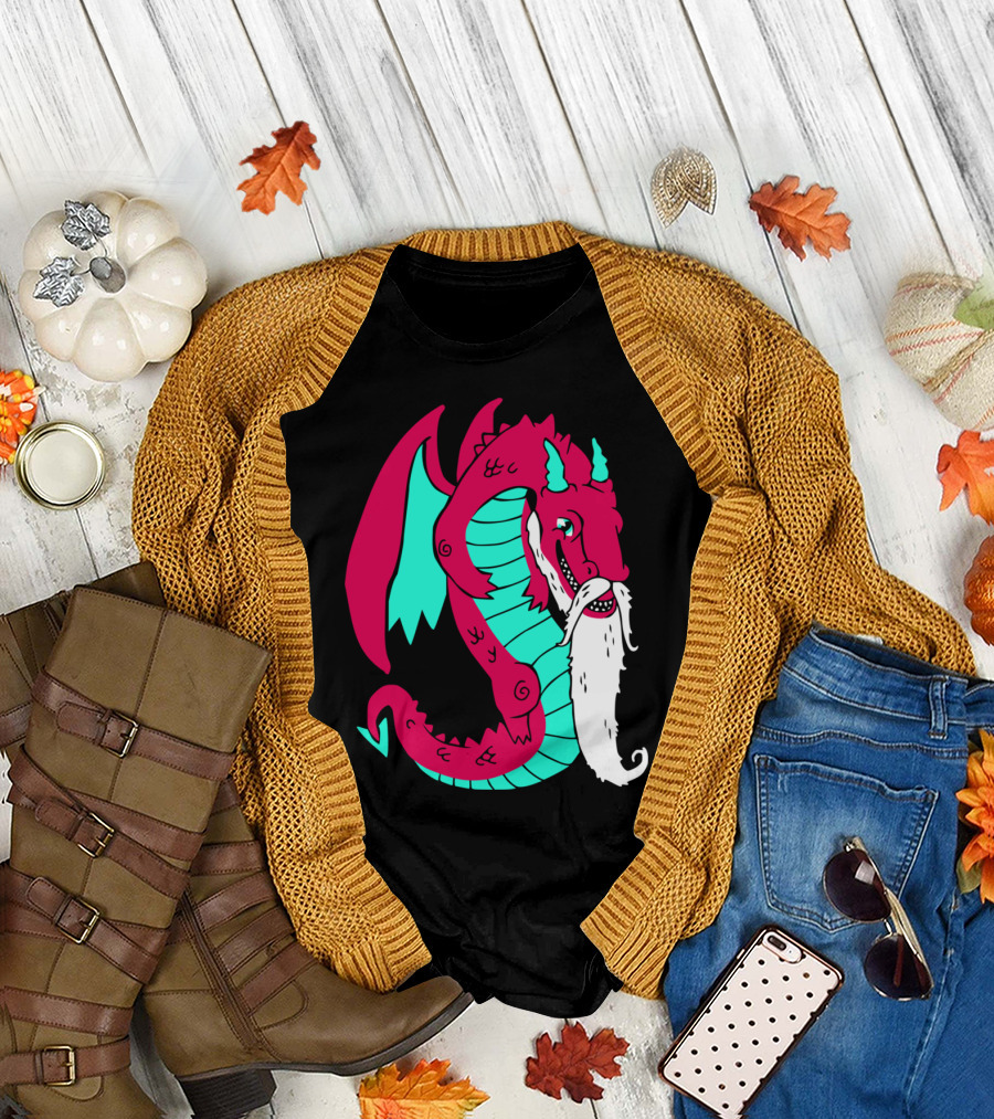 Bearded Dragon Retro Cartoon T-Shirt