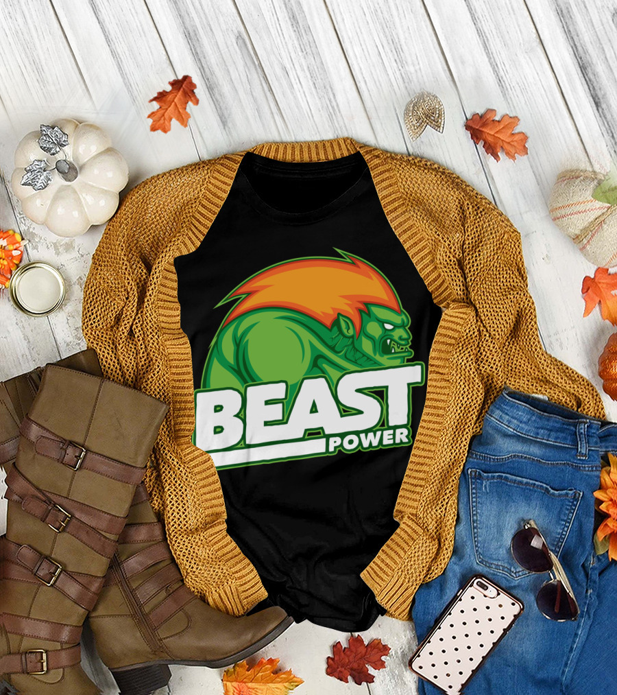 Blanka Street Fighter Beast Power T-Shirt