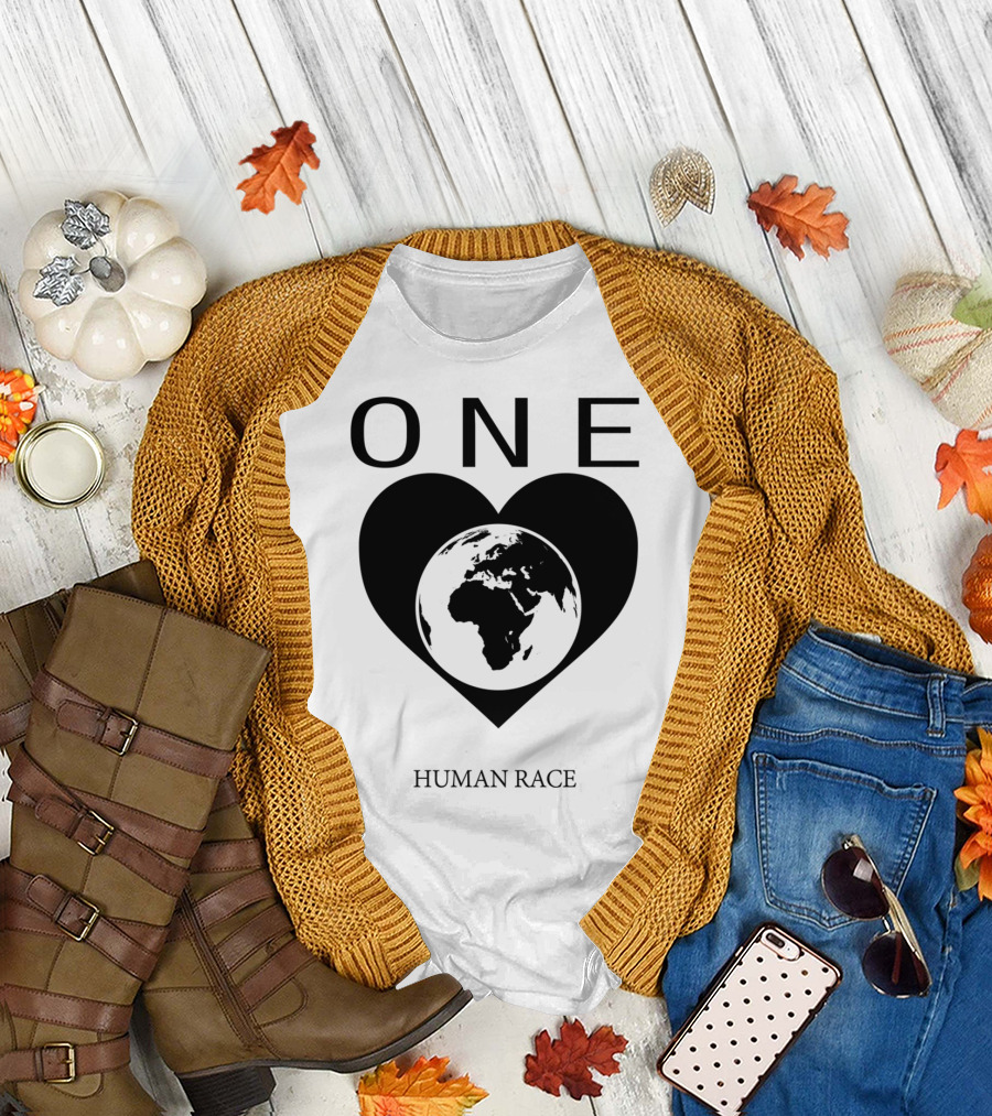ONE WORLD LOVE HUMAN RACE T-Shirt