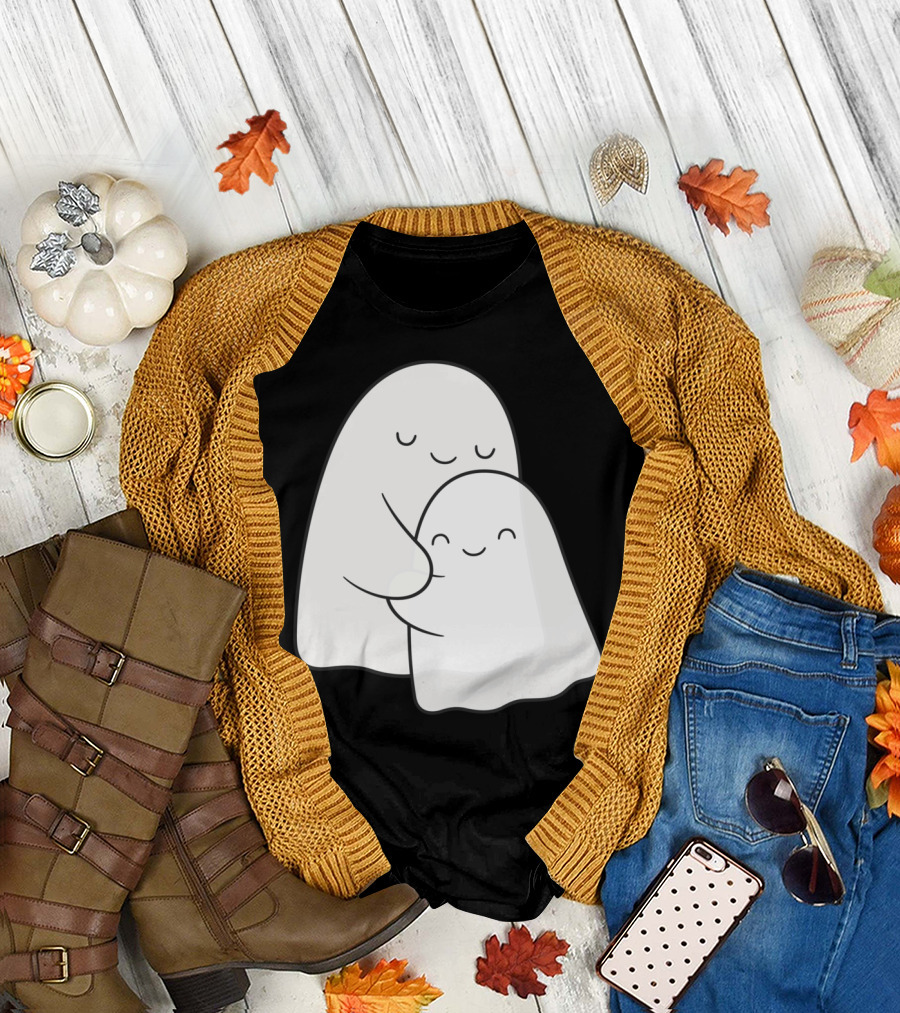 Soulmates Ghost Hugging Duo T-Shirt