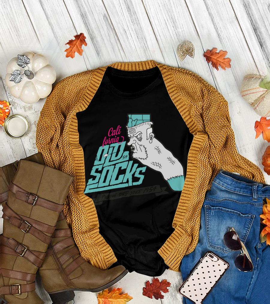 California Old Socks Playing Dirty Since 1954 T-Shirt