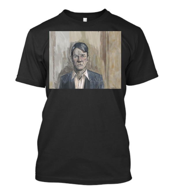 Bertrand Moody Portrait With Geometric Shadows T-Shirt