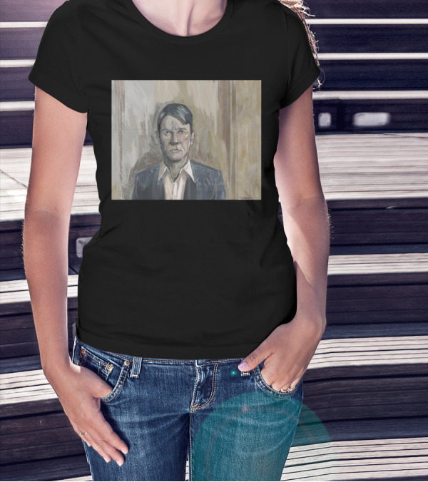 Bertrand Moody Portrait With Geometric Shadows T-Shirt