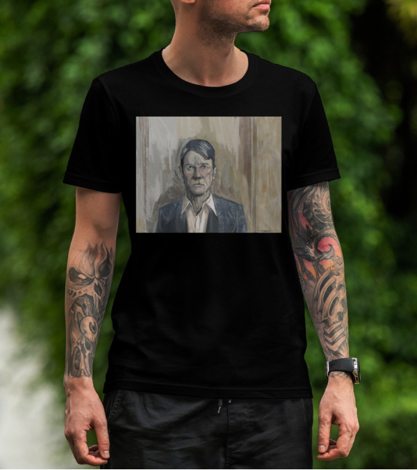 Bertrand Moody Portrait With Geometric Shadows T-Shirt