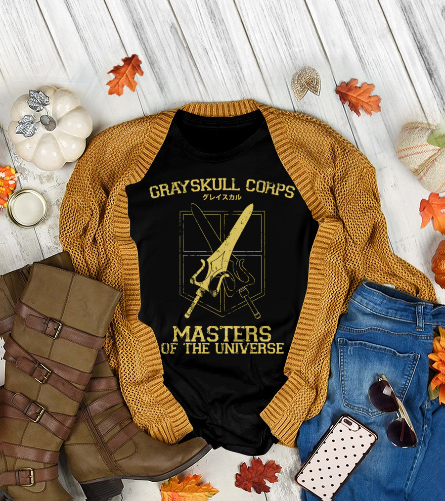 Grayskull Corps Masters of the Universe Sword Emblem T-Shirt