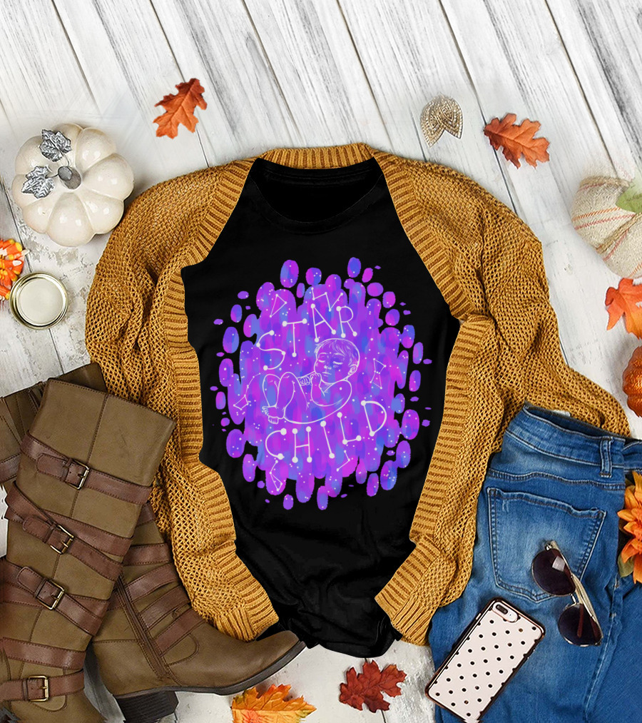 Star Child Cosmic Nebula Infant Constellation T-Shirt