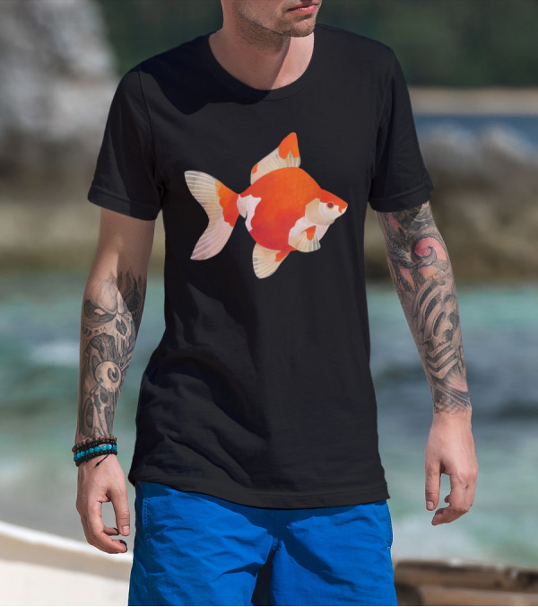 Fancy Goldfish Vibrant Orange T-Shirt