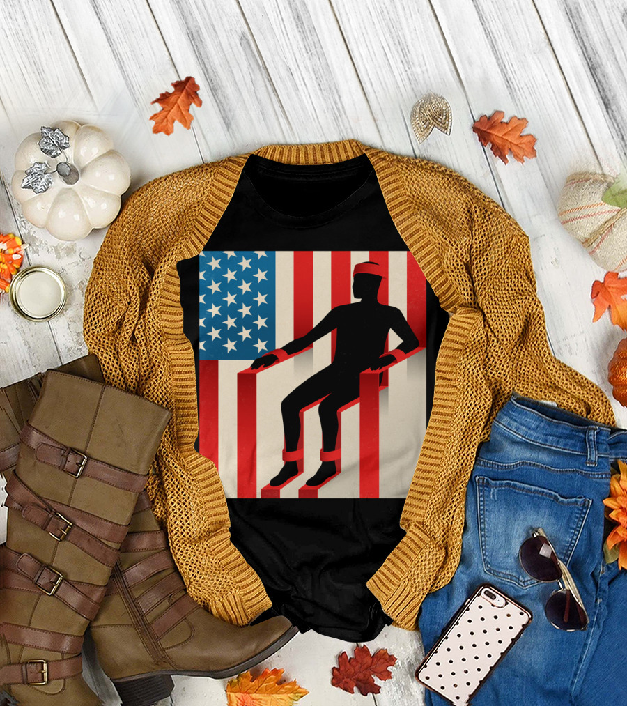 Stars And Straps American Flag T-Shirt