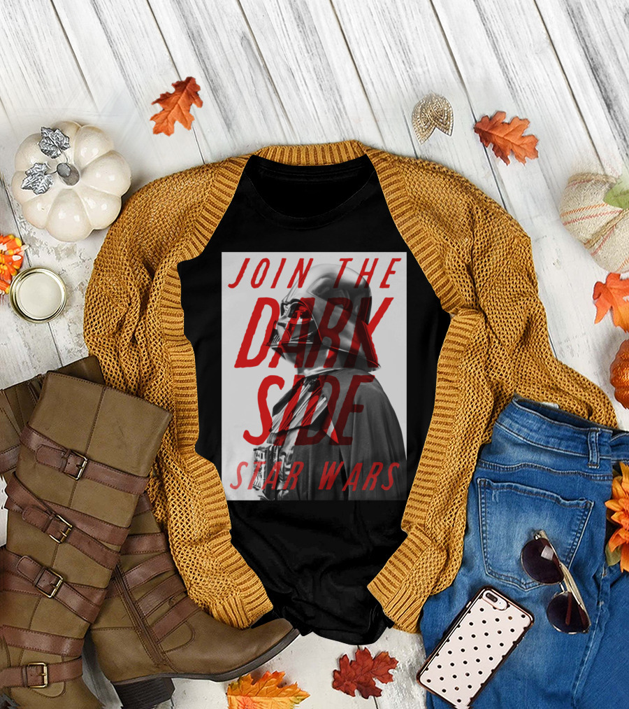 Join the Dark Side Star Wars Darth Vader Recruitment T-Shirt