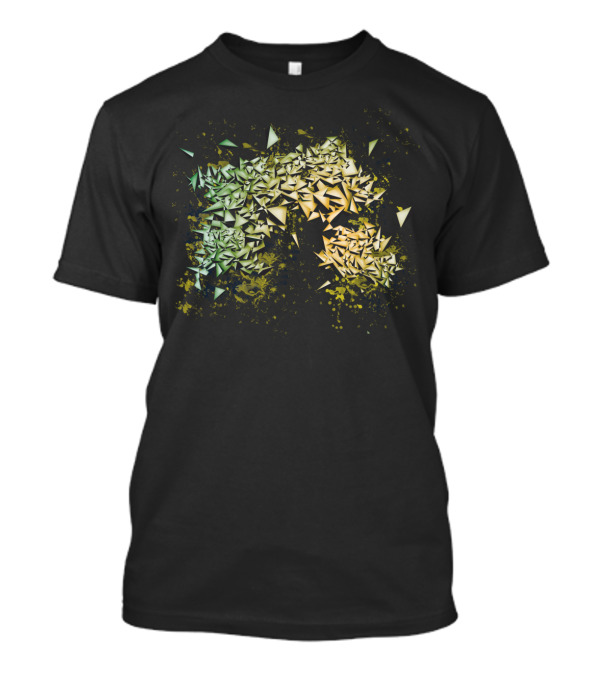 Ammolite Abstract Geometric T-Shirt