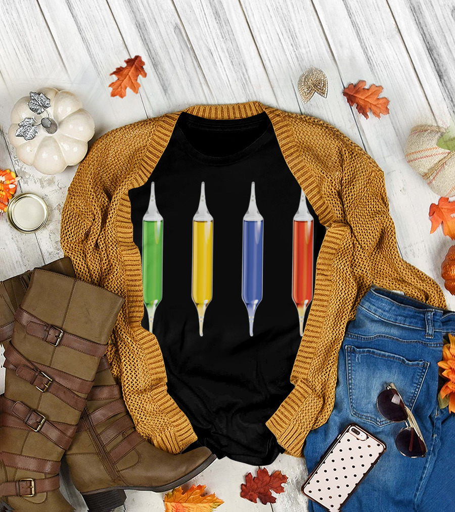 Ampules Colorful Liquid Vials T-Shirt