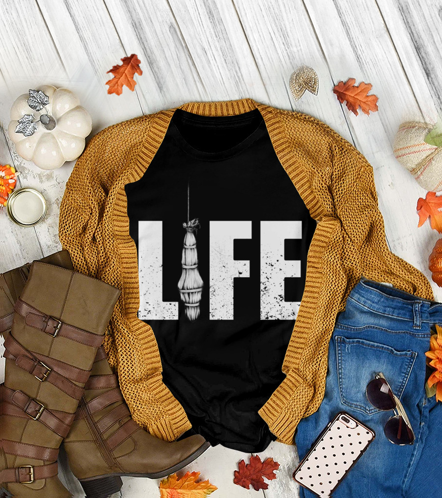 Hung Up On Life Noose T-Shirt