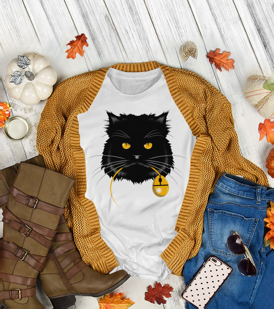 Cat And Mouse Nostalgic Computer Reference T-Shirt