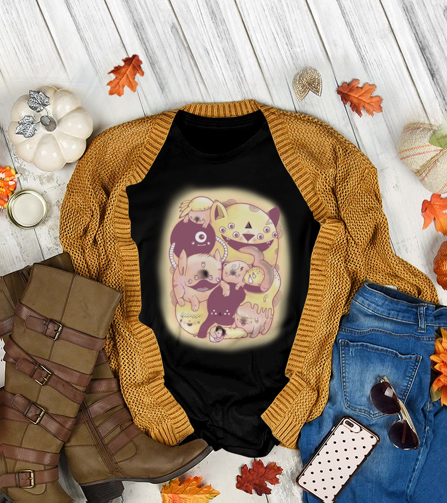 The Living Dream Cute Fantasy Creatures Collection T-Shirt