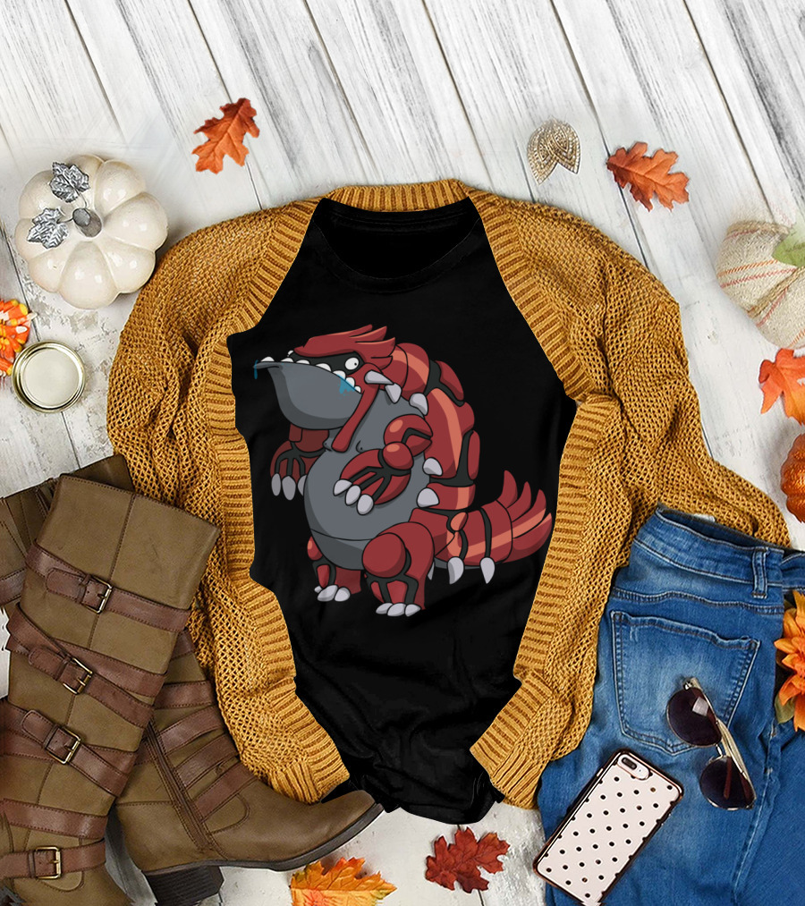 Ancient Armadillo Groudon God T-Shirt
