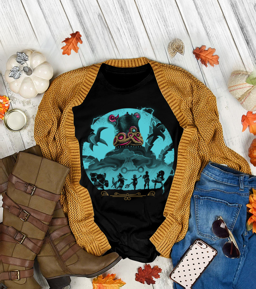 Hylian Guardians Breath of the Wild Inspired Characters and Divine Beast T-Shirt