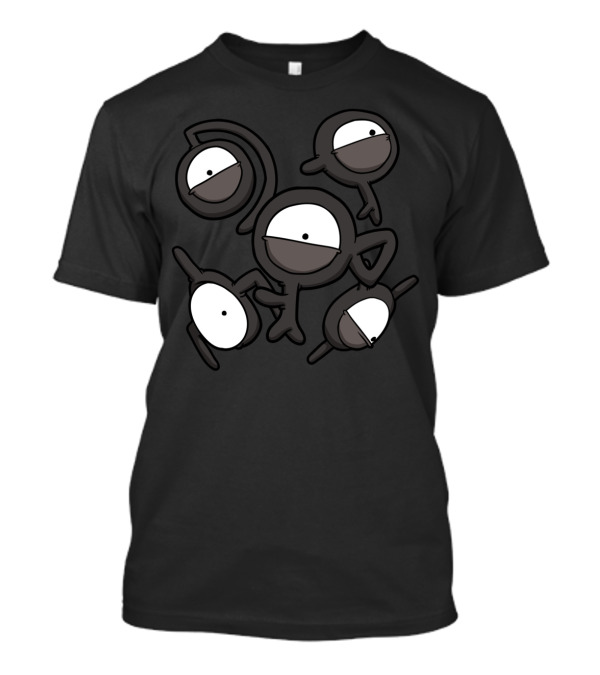 The Many Unknown Unown Pokémon Characters T-Shirt