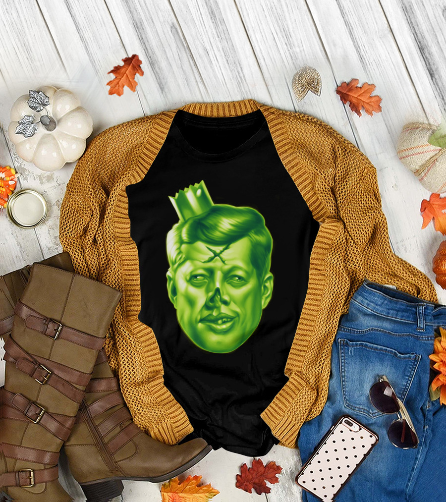Dead Kennedy Green Zombie Head with Crown T-Shirt
