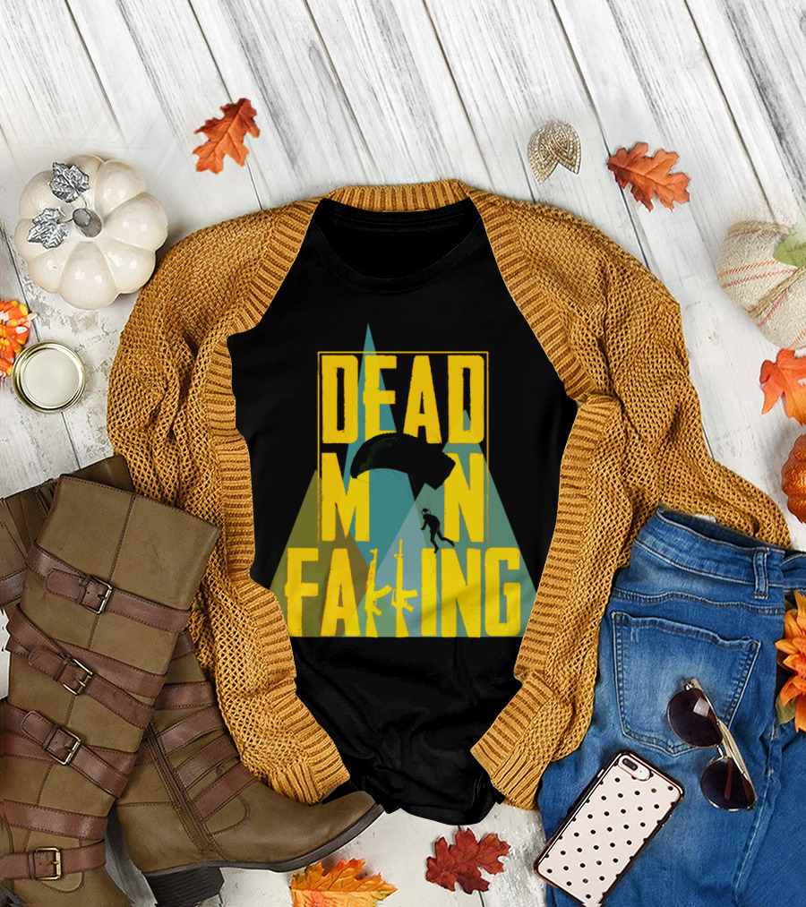DEAD MAN FALLING Parachute Guns T-Shirt