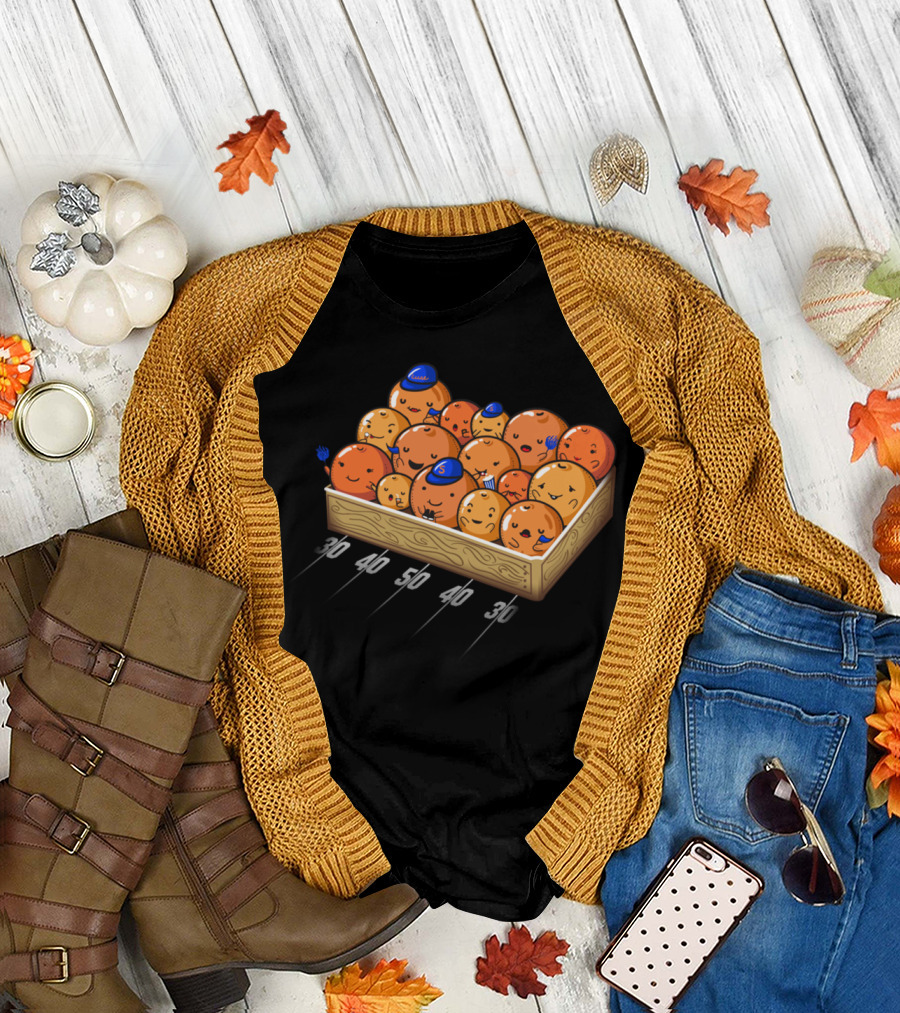 The Orange Box Cute Characters with Blue Hats T-Shirt