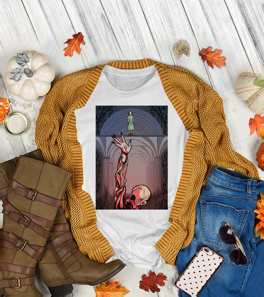 Ophelia and the Pale Man in the Underground Labyrinth T-Shirt