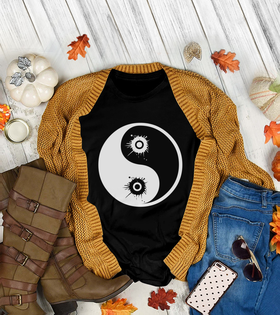 Yin Yang Splatter T-Shirt