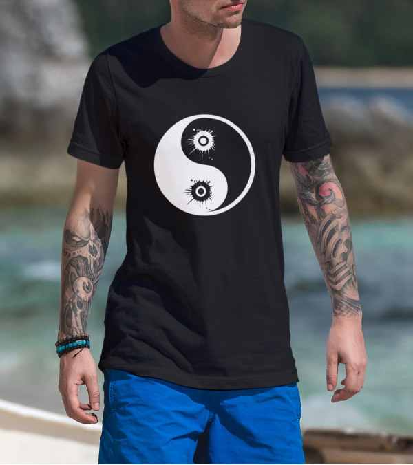 Yin Yang Splatter T-Shirt