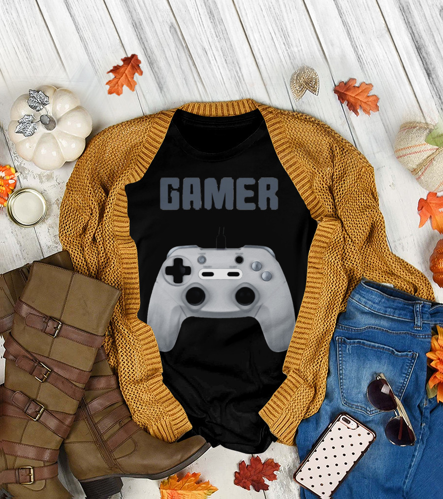 Gamer Controller Console Gamepad T-Shirt