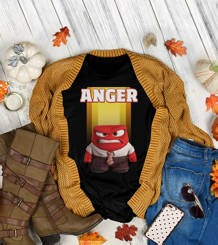 Inside Out Anger Character T-Shirt