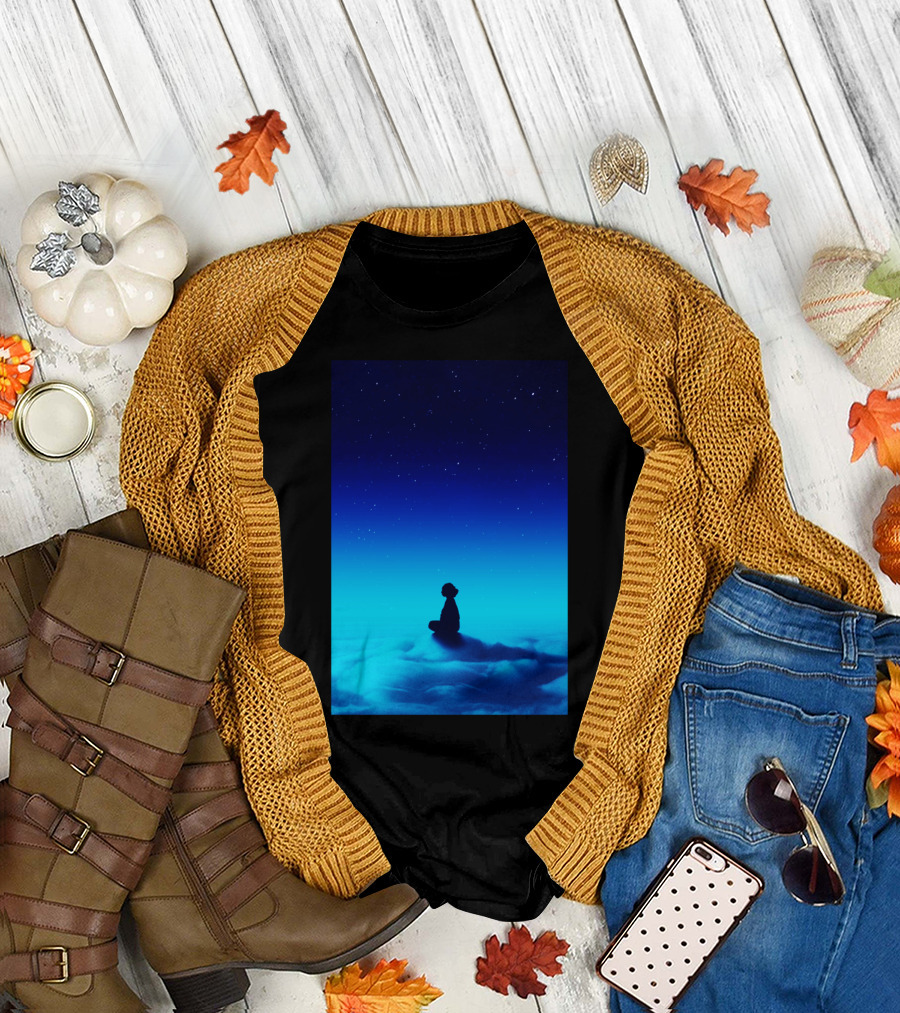 Cloud Rider Starry Night Journey Series T-Shirt