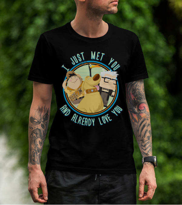 Dug I Just Met You And Already Love You Pixar Up Adventure T-Shirt