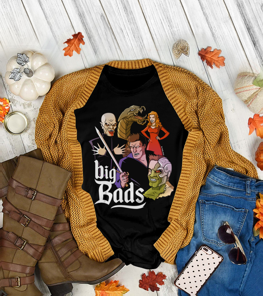 Big Bads Villains Mashup Characters T-Shirt