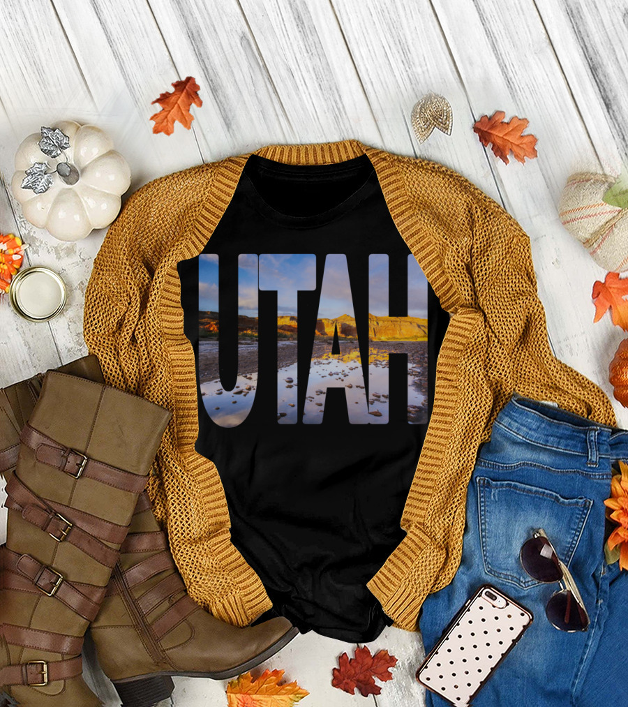 Utah Postcard Perfect Landscape Reflection T-Shirt