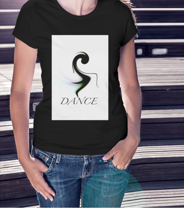 Dance Abstract Flowing T-Shirt