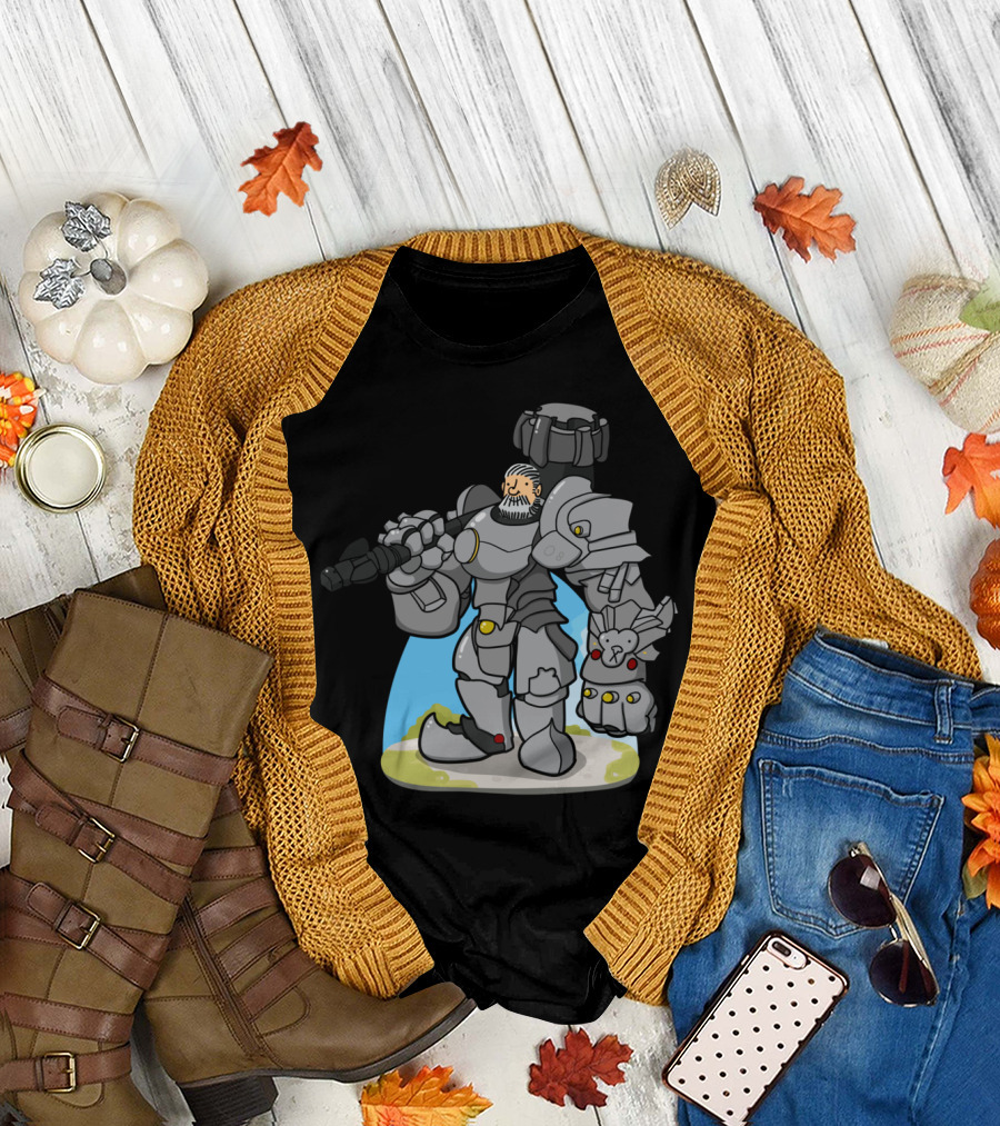 Reinhardt 100% German Power Overwatch Fan T-Shirt