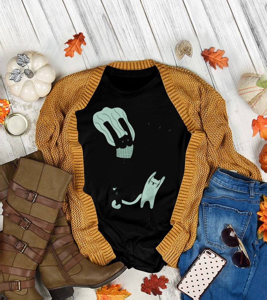 Dance Party with Dancing Cat and Joyful Dancer T-Shirt