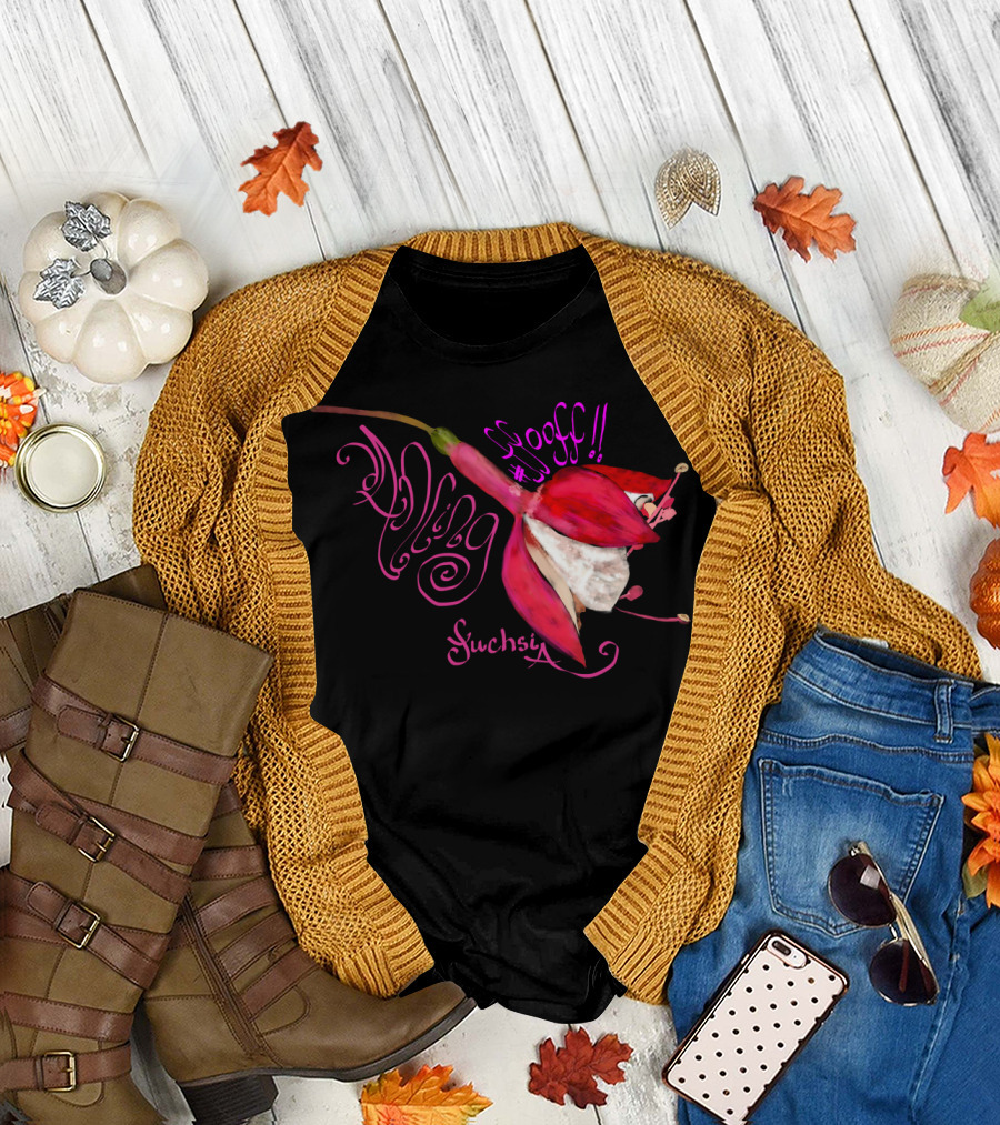 Fuchsia Wooff Blooming Dance T-Shirt