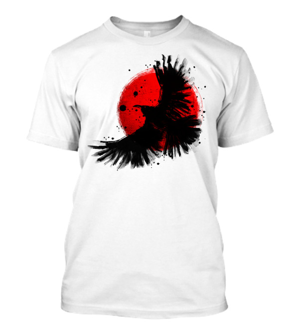 Dark Crow Red Moon T-Shirt