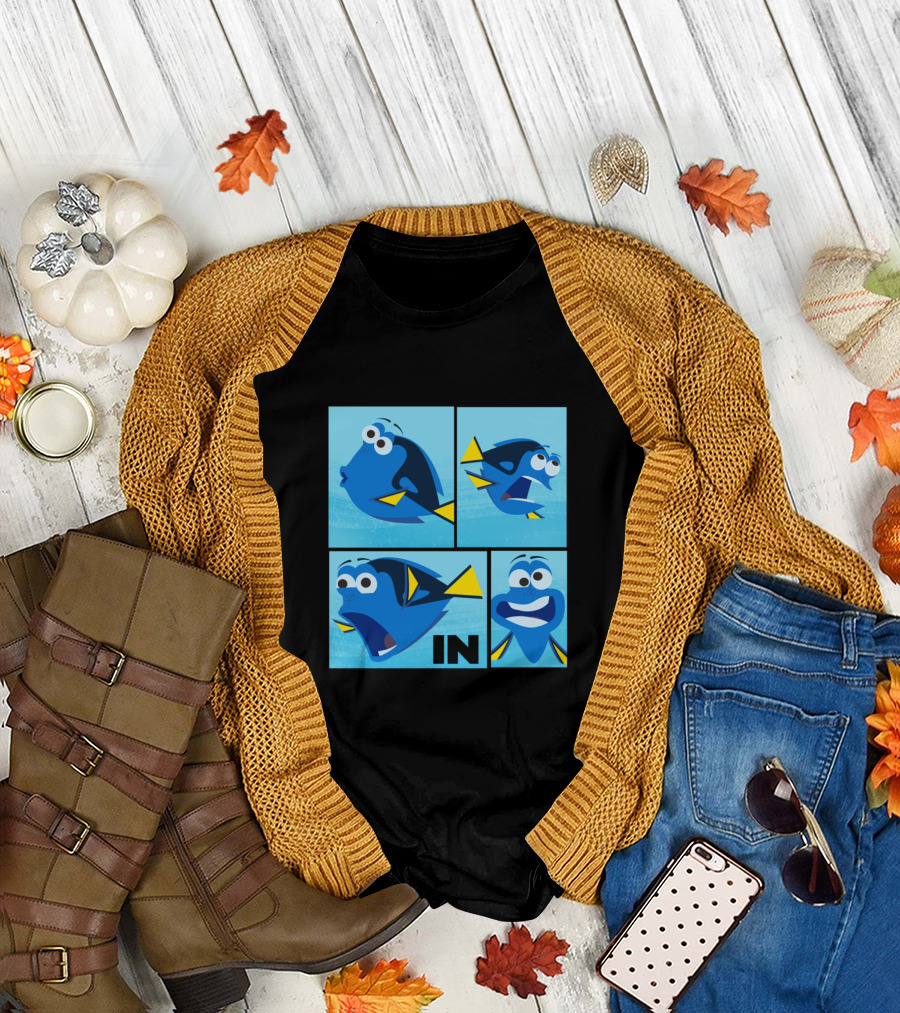 Fluent in Whale Bilingual Dory T-Shirt
