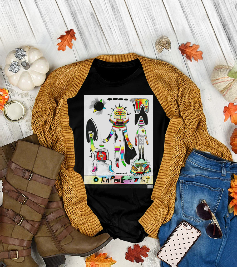 Alien Dreams Colorful Cosmic Hats OKAPOE 911 T-Shirt