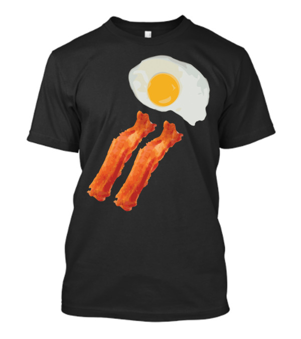 Egg And Bacon Rocket Breakfast Launch T-Shirt