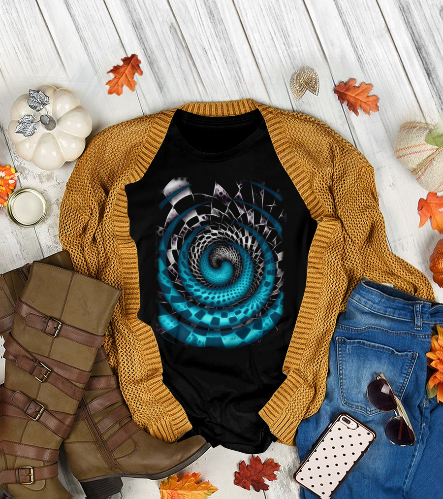 Time To Stop Spiral Vortex T-Shirt