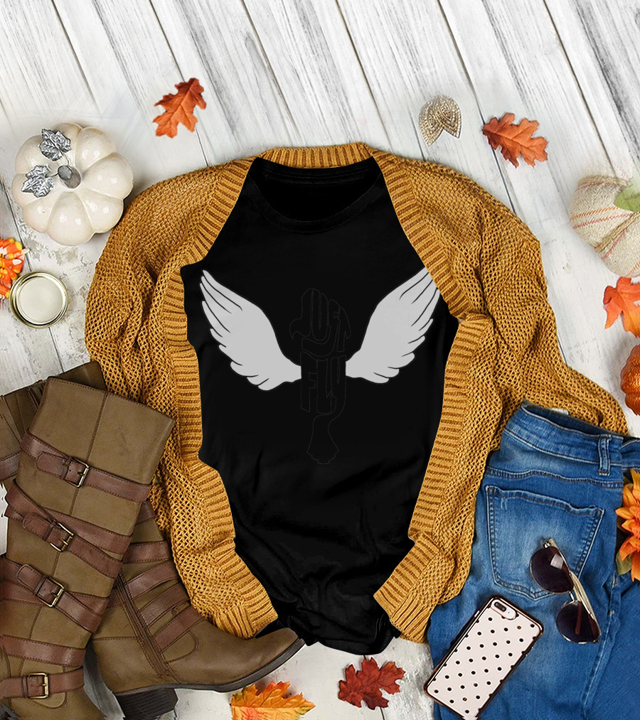 Just Fly Bird with Wings T-Shirt