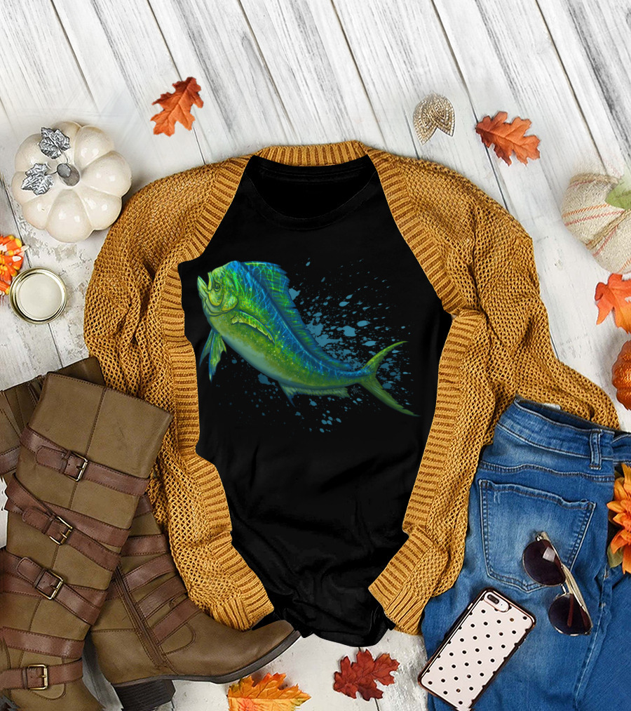 El Dorado Mahi Mahi Splash T-Shirt