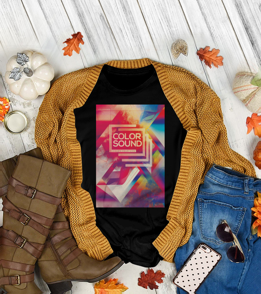 COLOR SOUND COLOR YOUR LIFE COLORVIBES T-Shirt