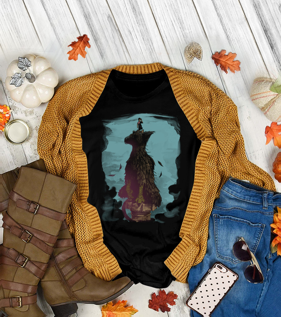 Guardian Trico and Boy Exploring Journey T-Shirt