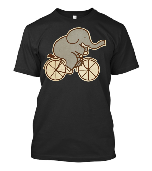 Elephant On Bicycle T-Shirt