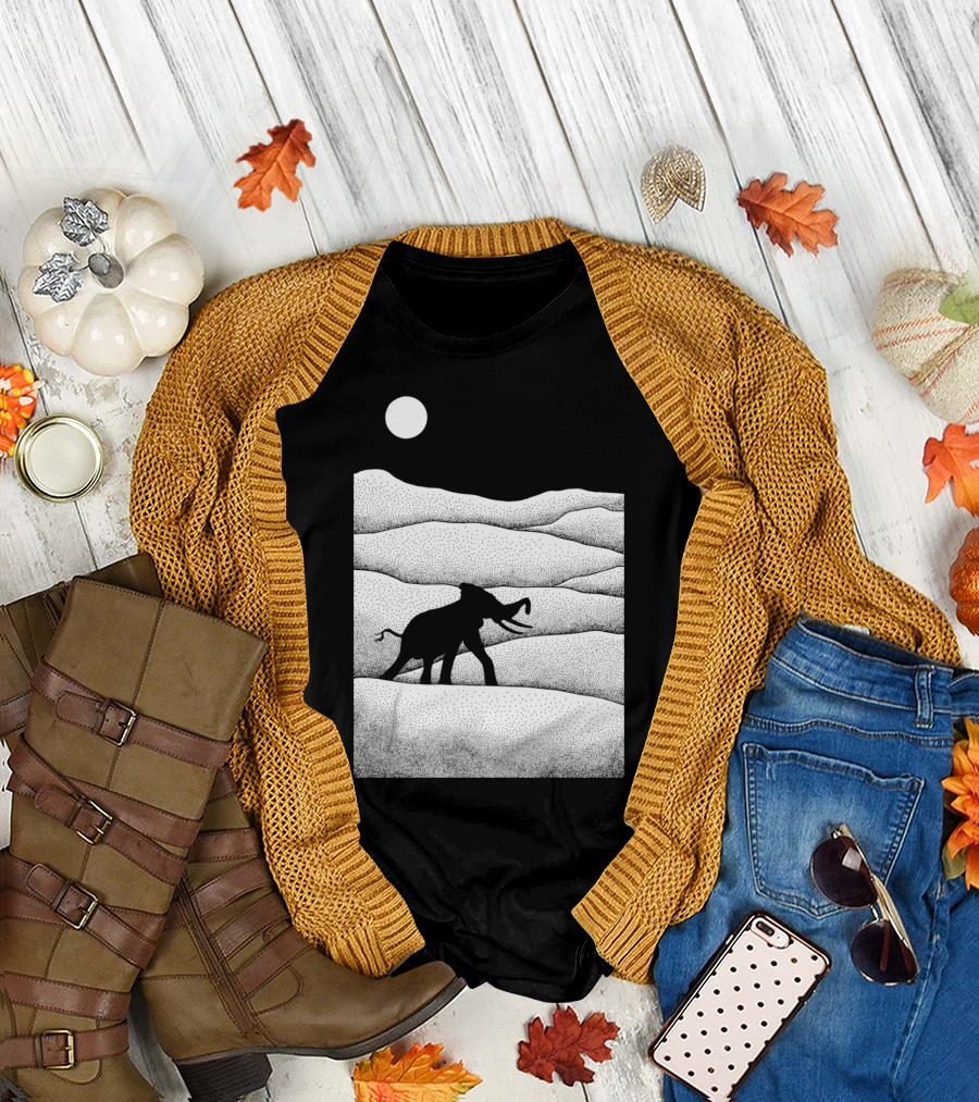 Elephants Dream Moonlit Desert T-Shirt