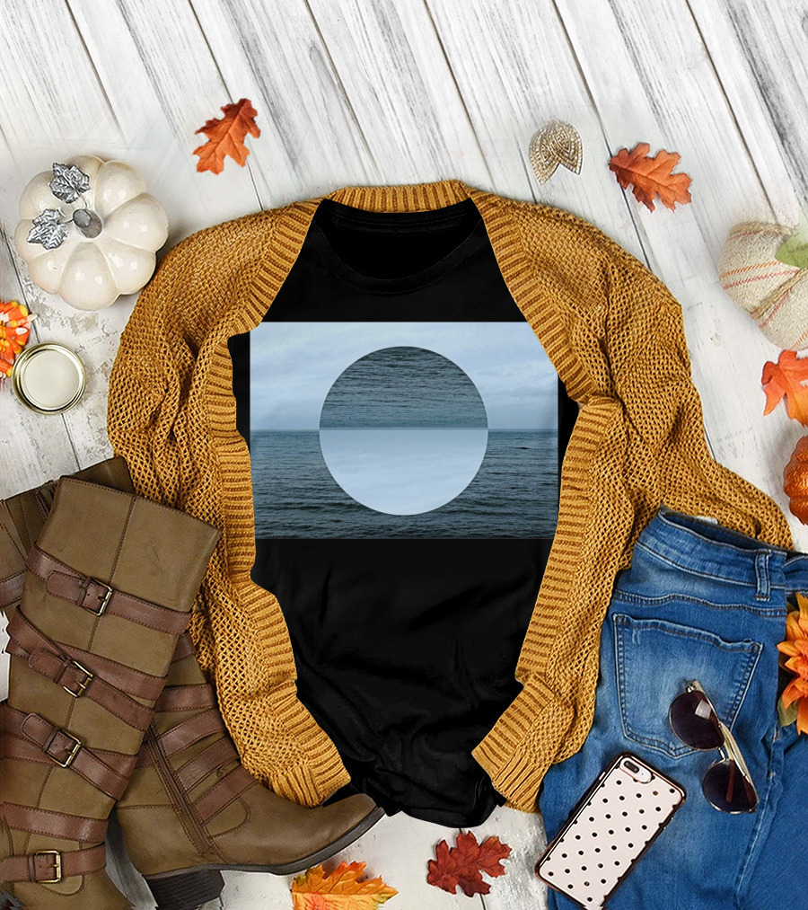 Alone Together Ocean Reflection Circle T-Shirt